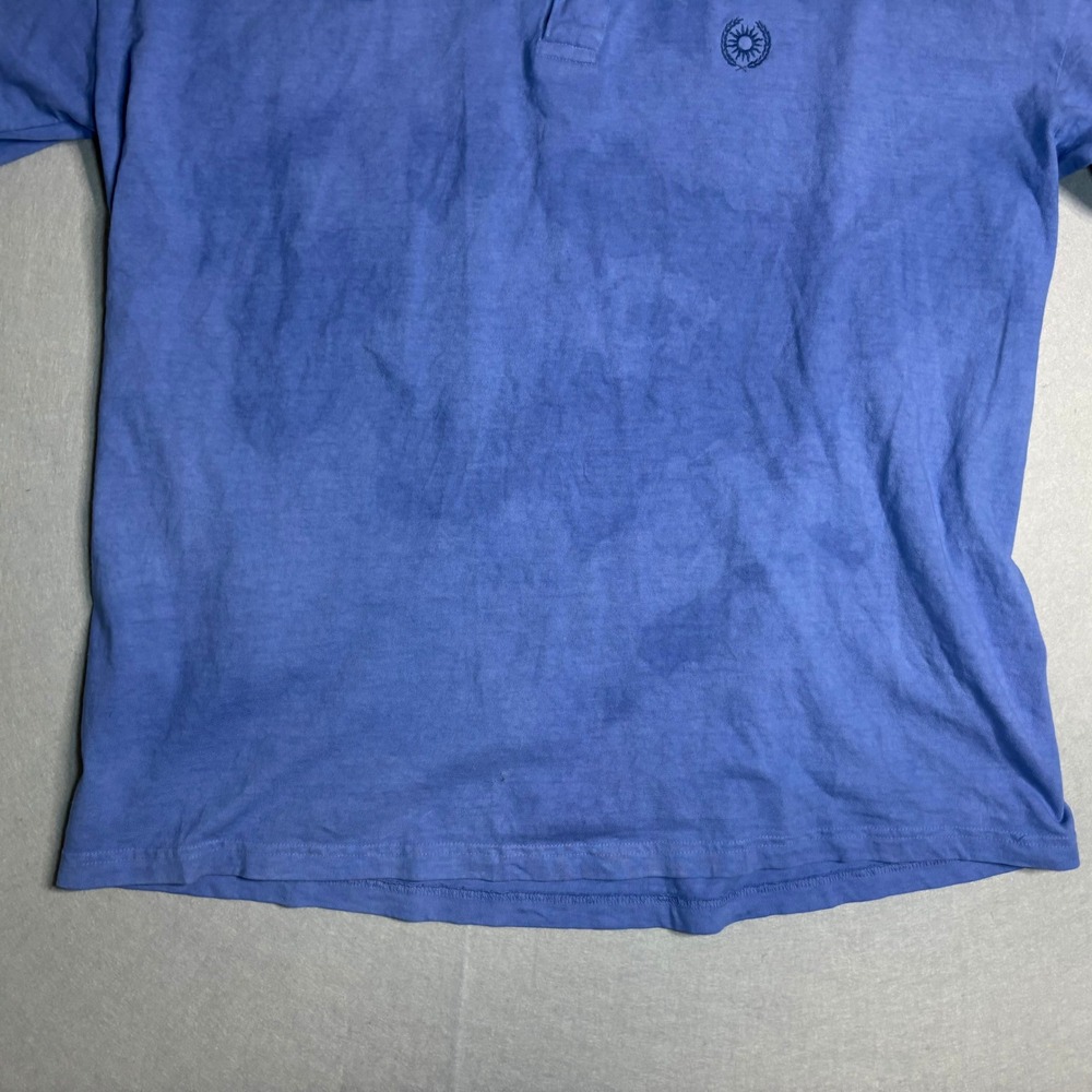 SOL Apparel Men's Polo Shirt XL Blue 100% Cotton Made in USA - Picture 9 of 16